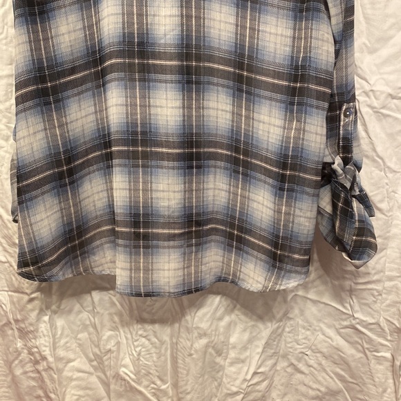 Ladies “About a girl” button up like new button down blouse shirt - Picture 9 of 9